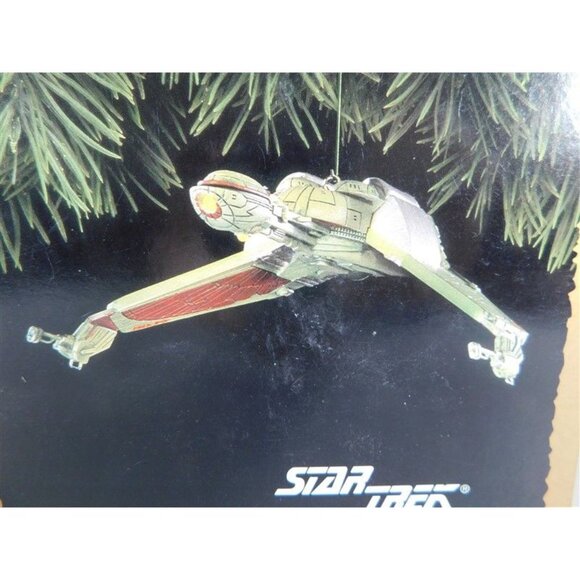 440/1358 Hallmark Keepsake Ornament ~ Klingon Bird of Prey Flickering Light 1994 - Picture 2 of 4